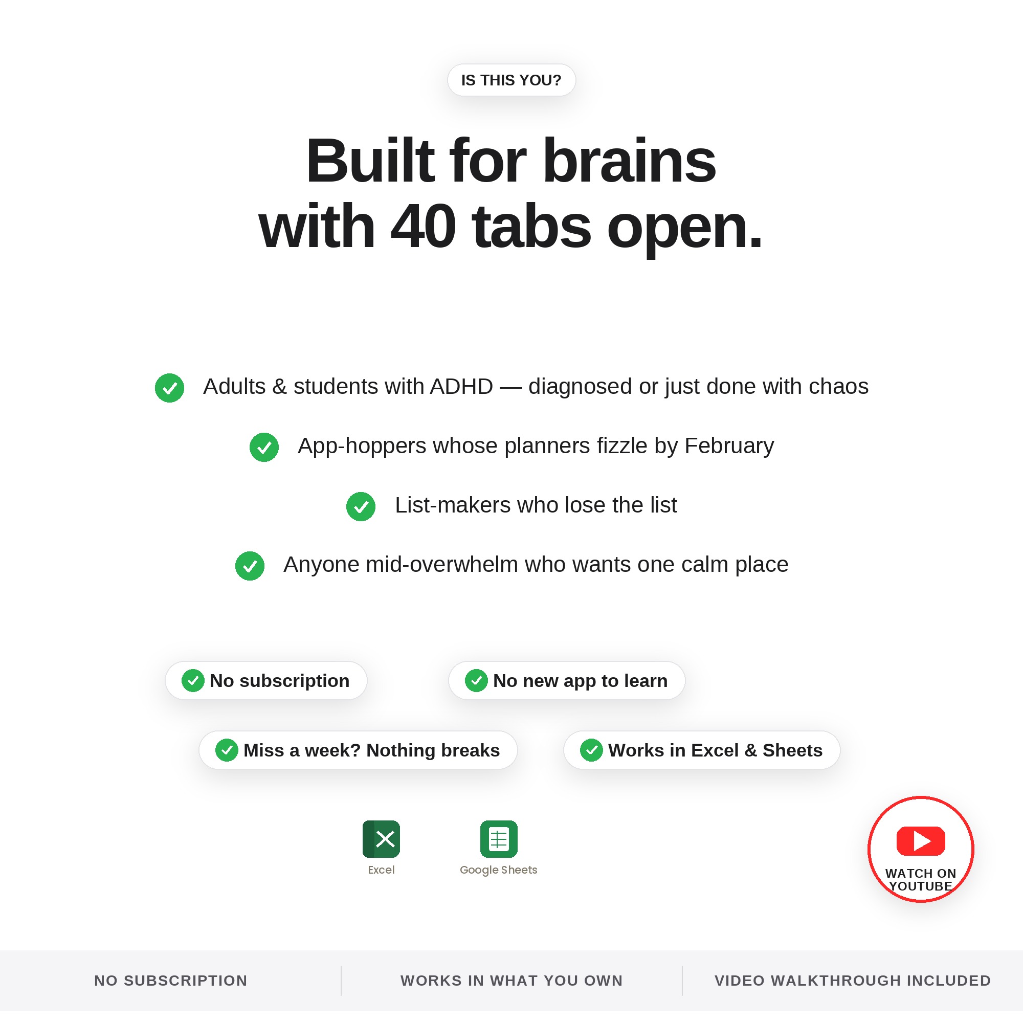 Built for ADHD brains, not accountants