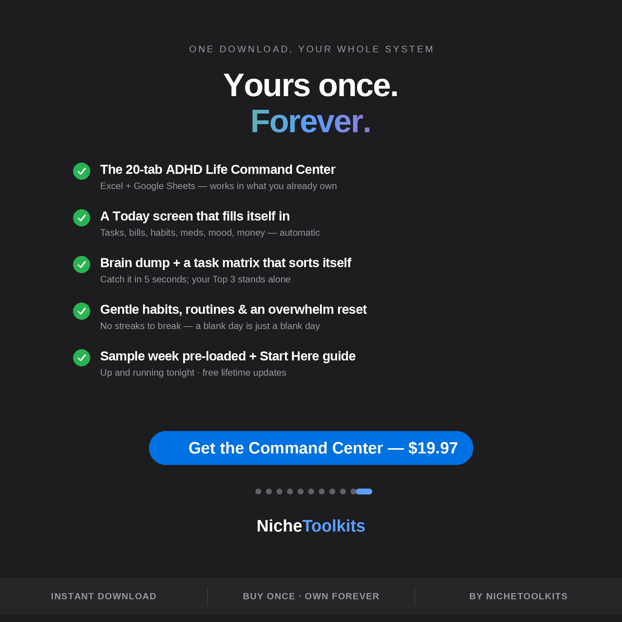 Everything you get — instant download