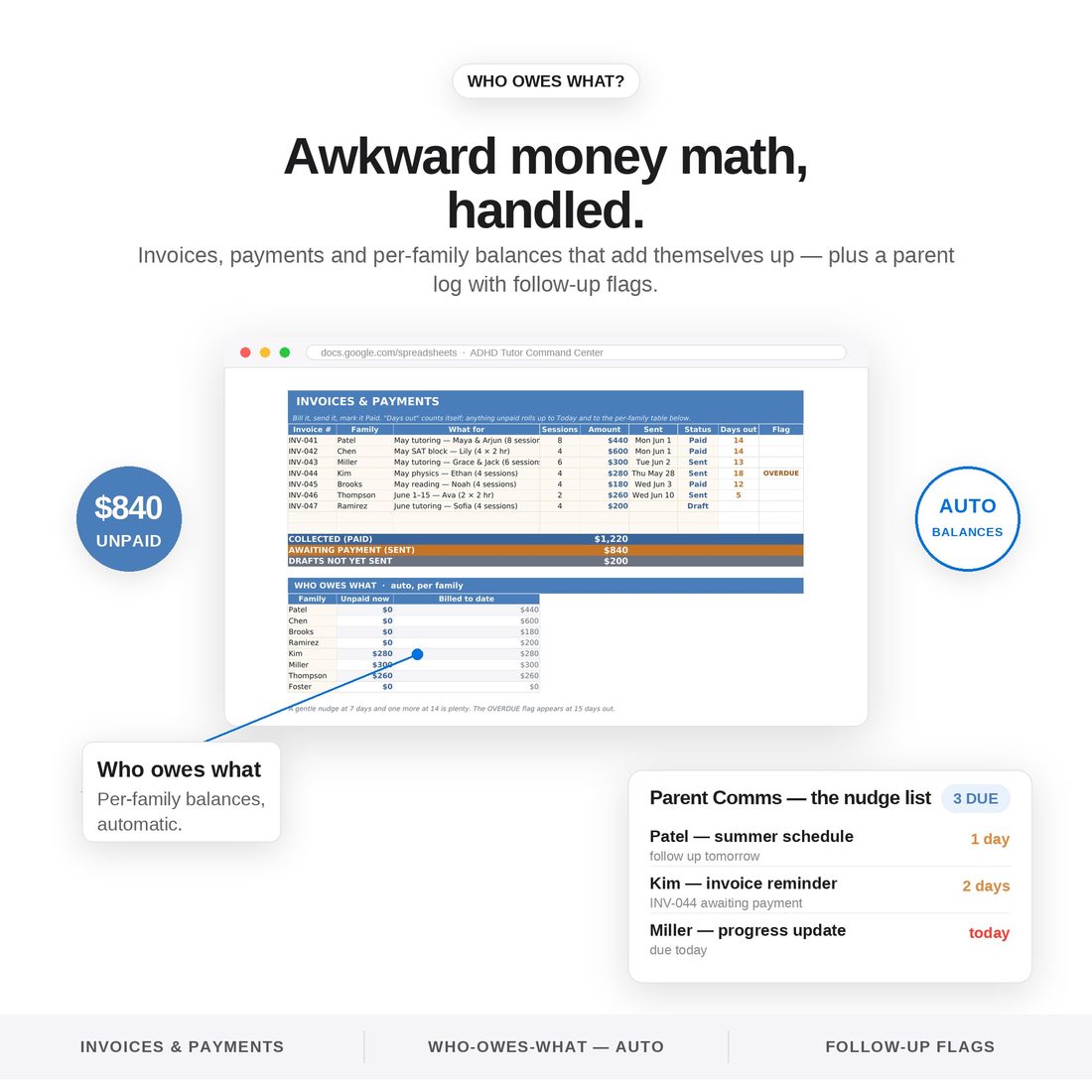 ADHD Tutor Command Center — Lesson Prep