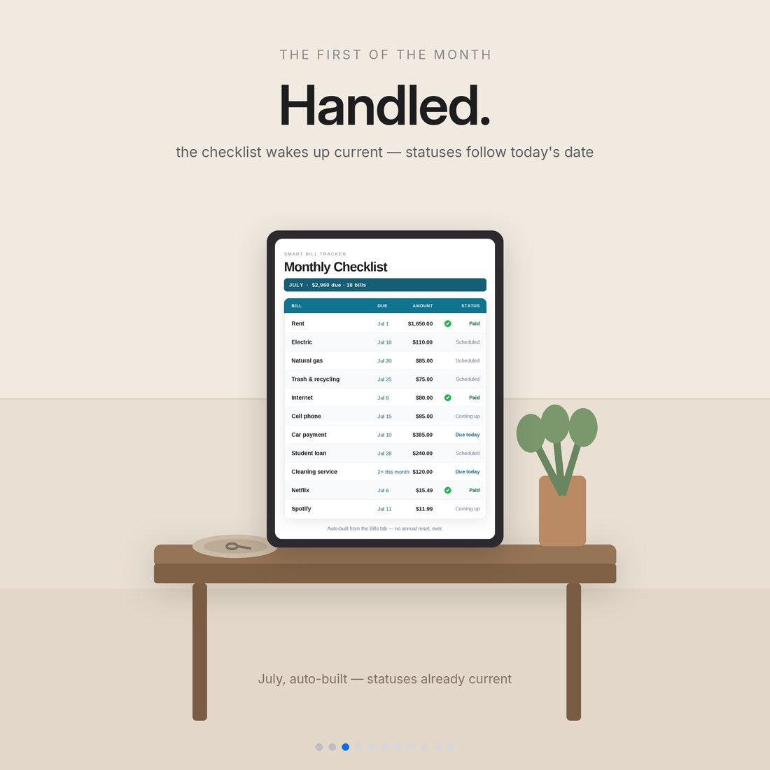 Smart Bill Tracker — Bills