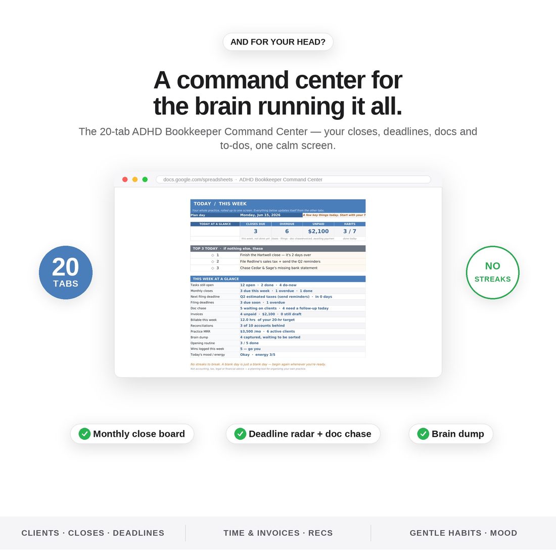 Bookkeeping Business in a Box — Ultimate Bundle — ADHD Bookkeeper Command Center (bundle exclusive)