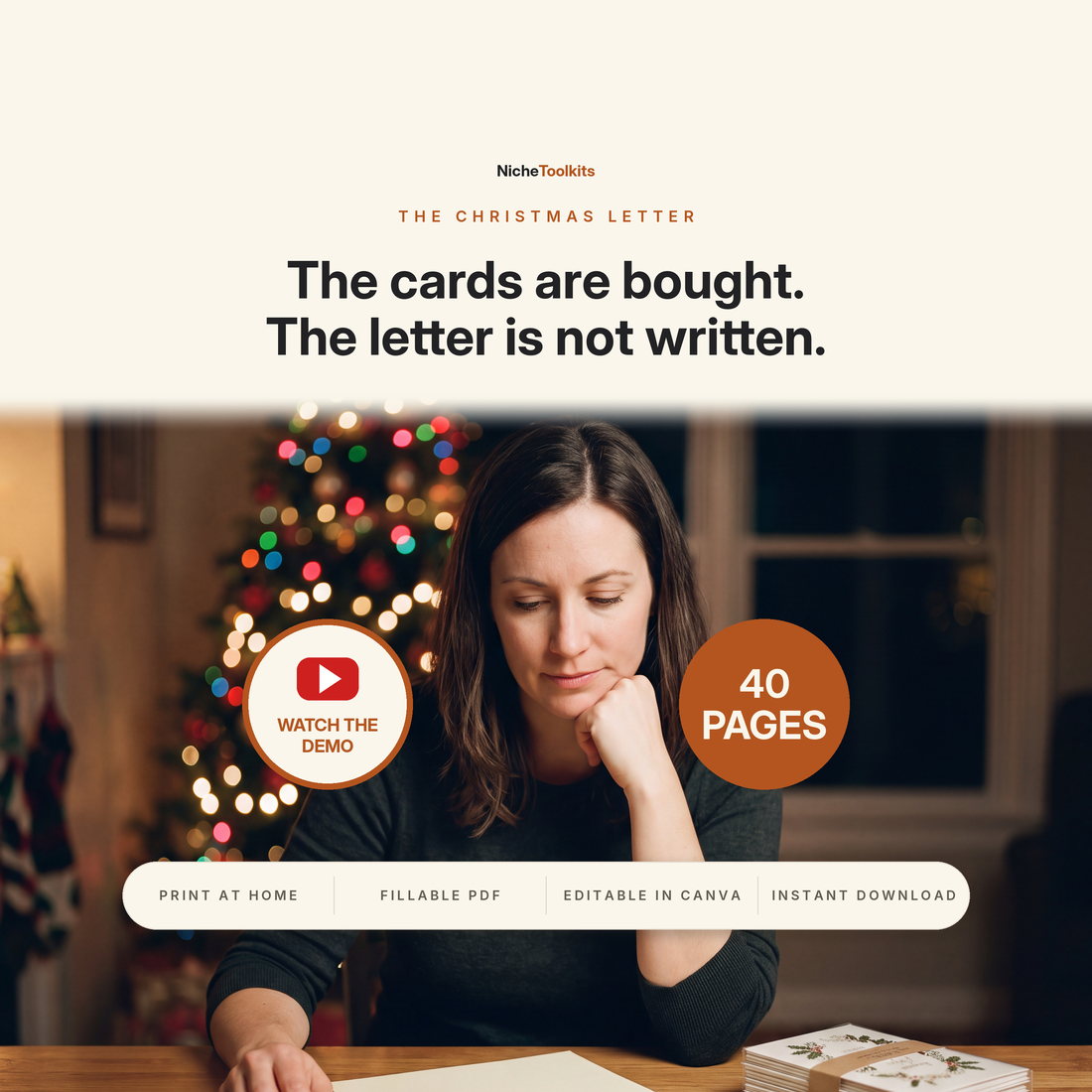 The Christmas Letter — Printable Kit