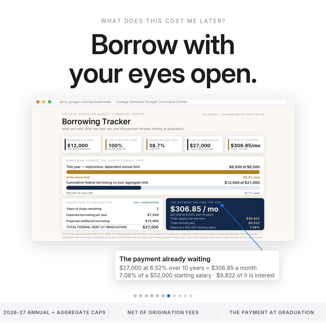 The framework — 13 tabs, every one labelled by the job it does.