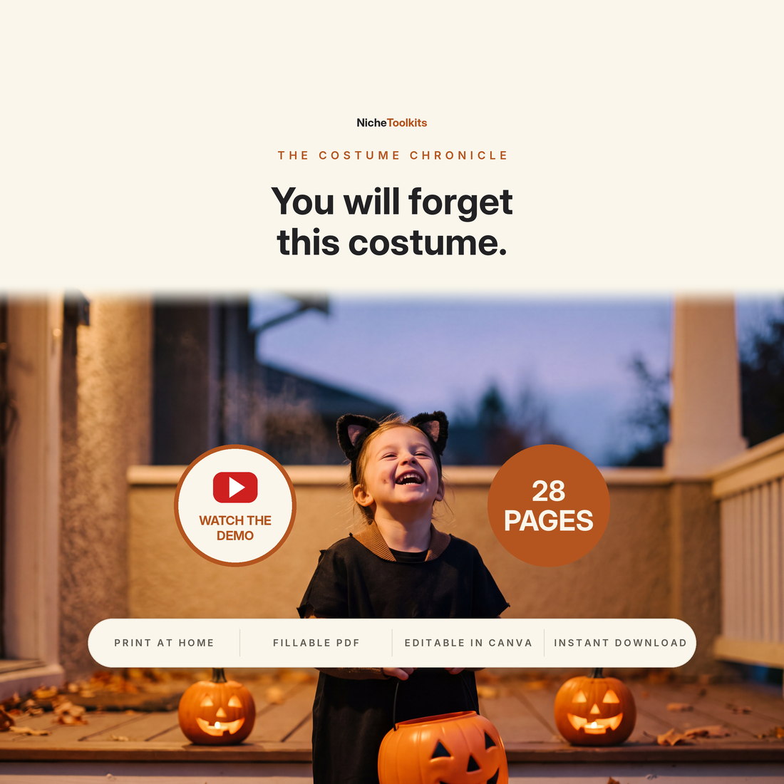 The Costume Chronicle — Printable Kit