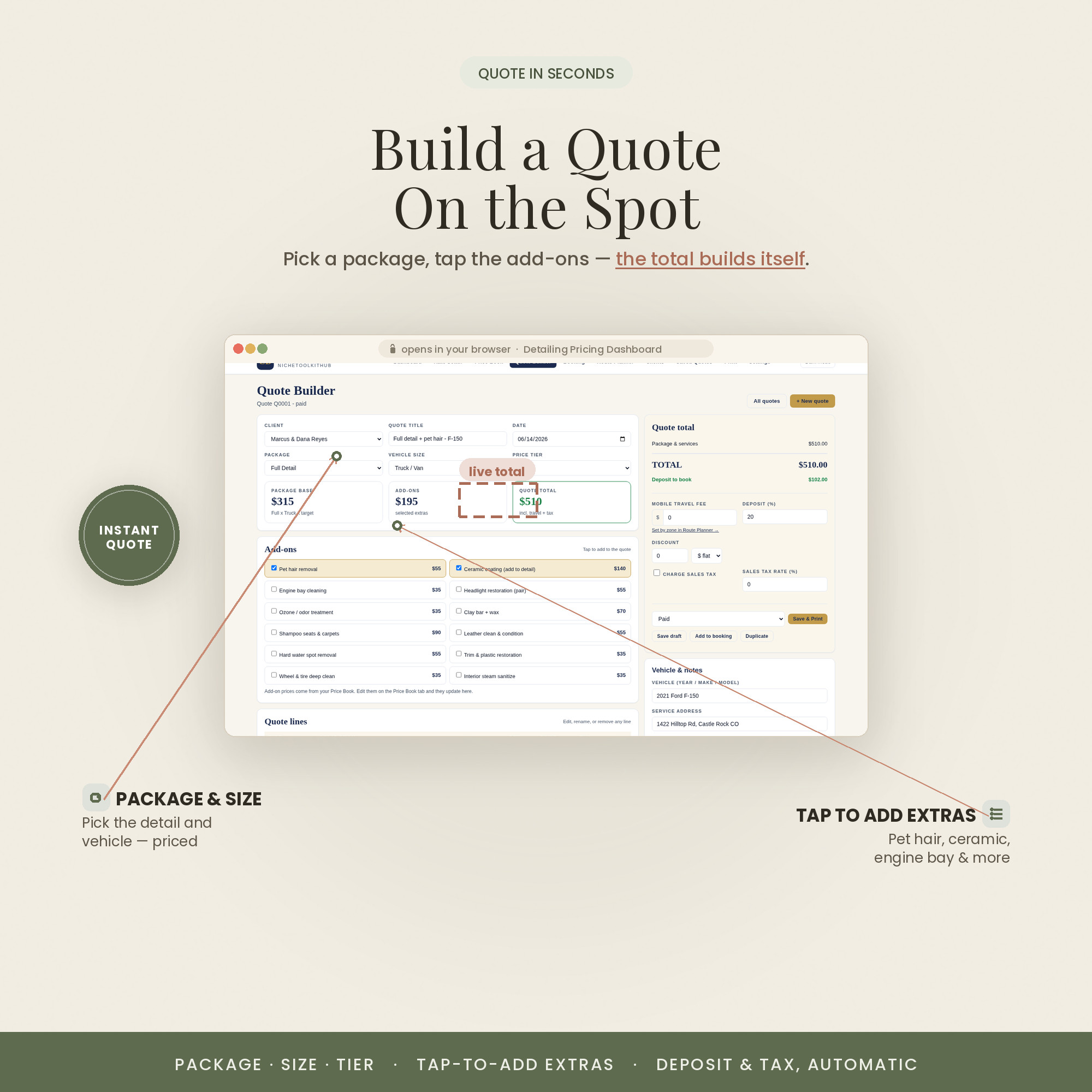 A job and package builder