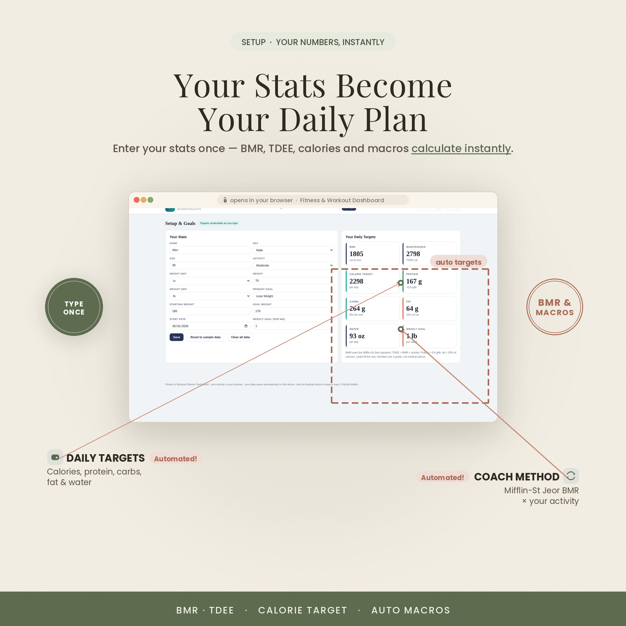 Zero setup — open and train