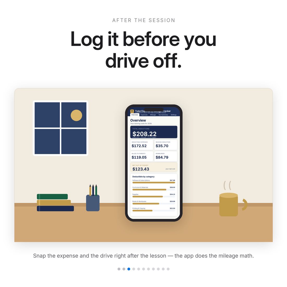 Tutor Expense & Mileage Tracker — Expenses