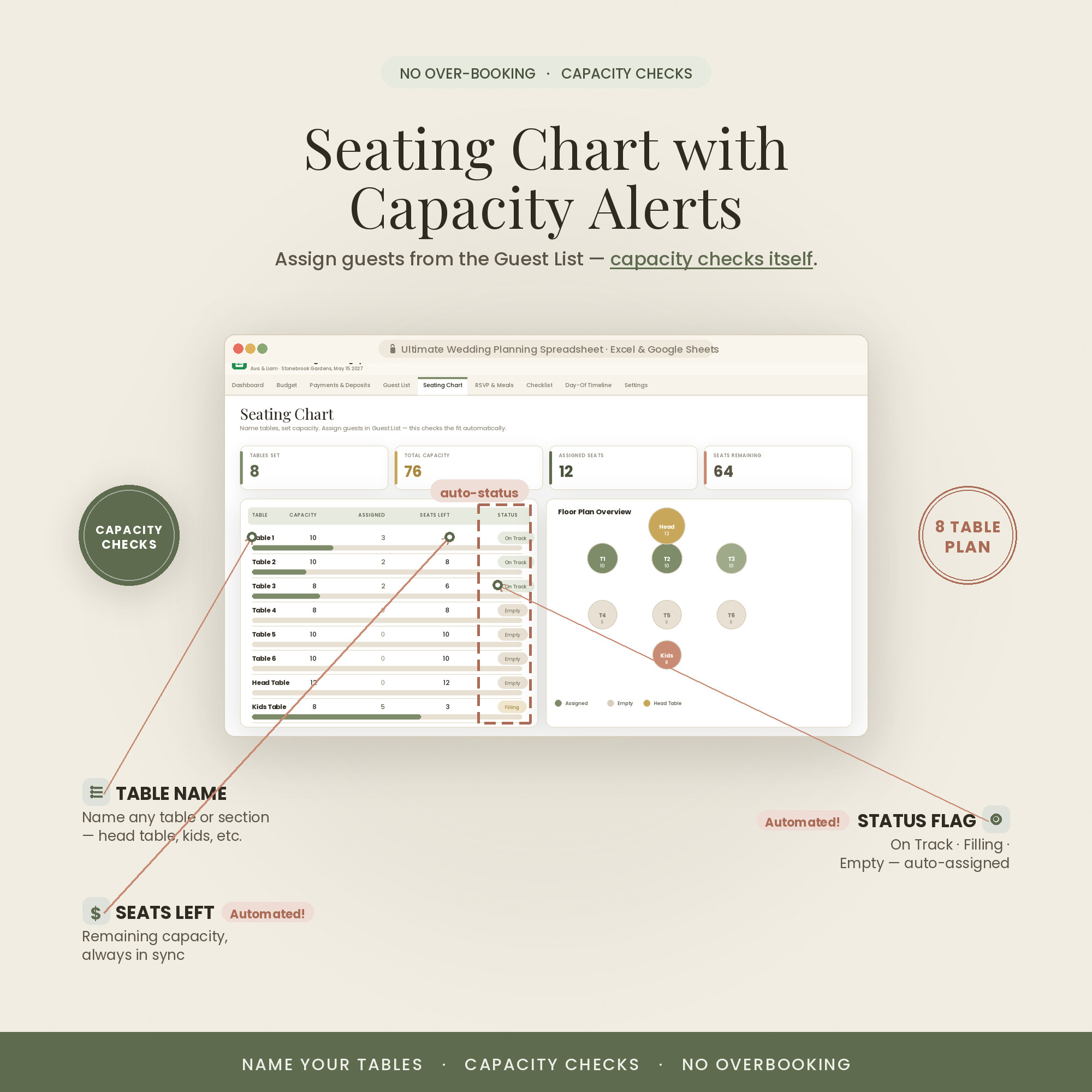 Seating chart planner