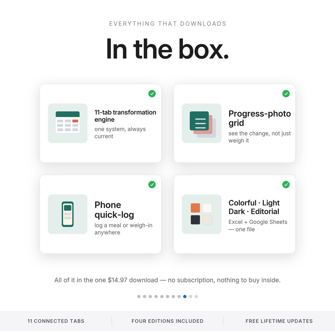 Three worries answered on one screen — not spreadsheet people, a scale that won't move, and Excel versus Google Sheets.