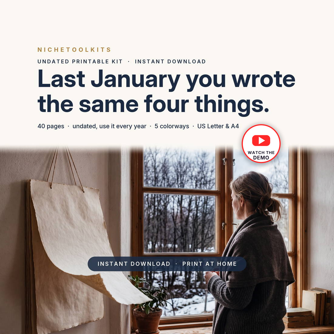 The Year Ahead Book — Printable Kit